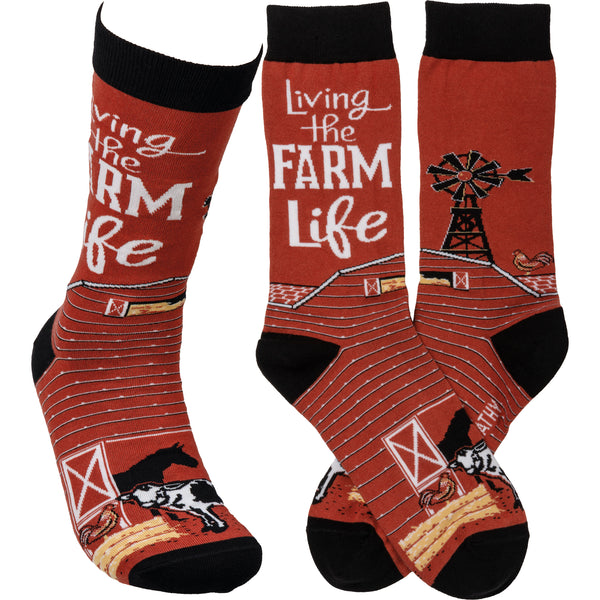 Socks - Living the Farm Life - S and K Collectibles Independence