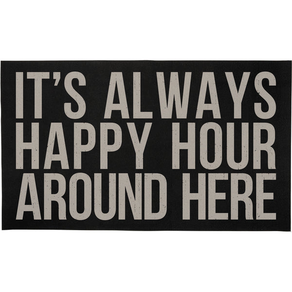 It's Always Happy Hour Around Here Rug - S and K Collectibles