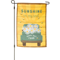 Happy Day Farm Garden Flag