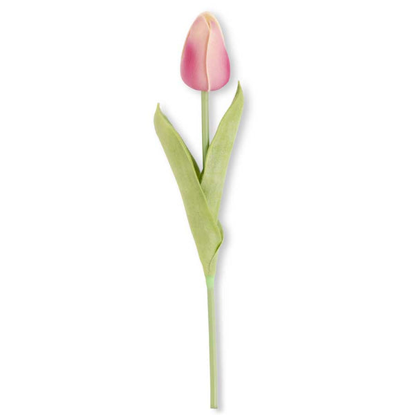 Real Touch Tulip Stem-Mauve - S and K Collectibles