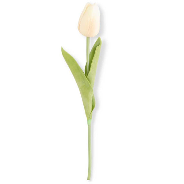 Real Touch Tulip Stem-Light Peach - S and K Collectibles