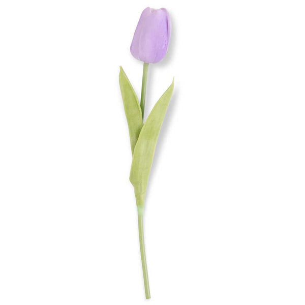 Real Touch Tulip Stem-Light Purple - S and K Collectibles