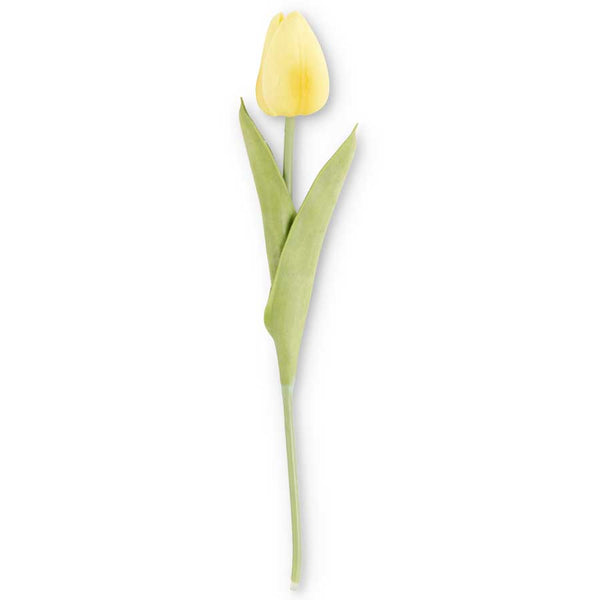 Real Touch Tulip Stem-Light Yellow - S and K Collectibles