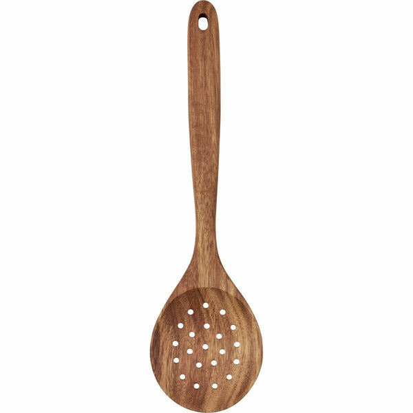 Large Wooden Strainer Spoon