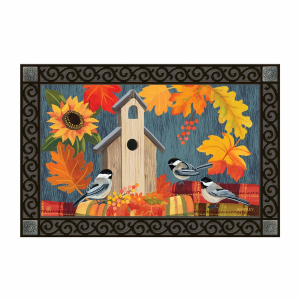 Fall Birdhouse MatMate - S and K Collectibles