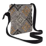 Mini Poppins Crossbody Bag with Strap-Grey and Mustard - S and K Collectibles