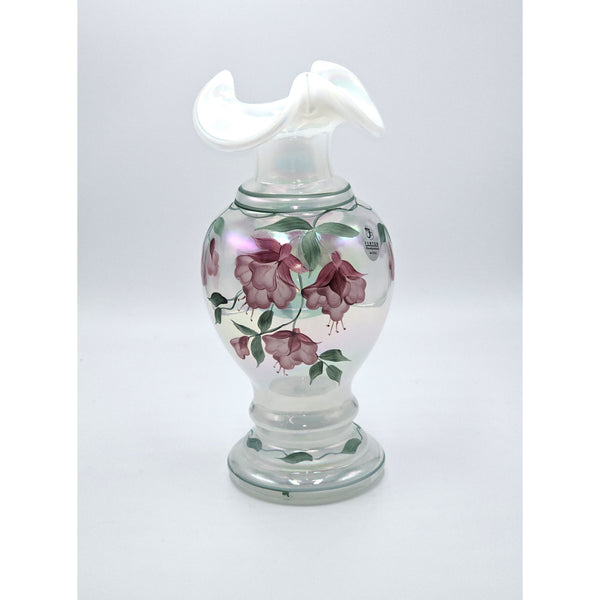 8 1/2" Fuchsia Vase - Fenton Art Glass