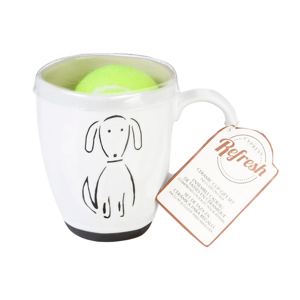 Ceramic Mug Gift Set - Dog