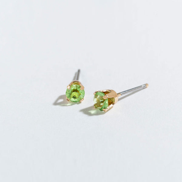 August Birthstone Ear Sense Earrings - Peridot - S and K Collectibles