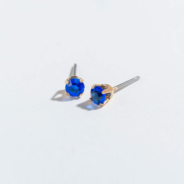 September Birthstone Ear Sense Earrings - Sapphire - S and K Collectibles