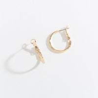 Ear Sense Large Gold Hoop