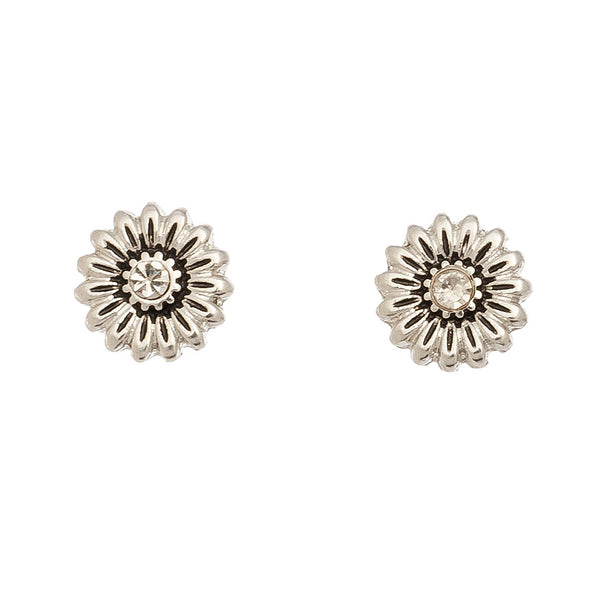 Antique Silver Ear Sense Flower Earring - S and K Collectibles