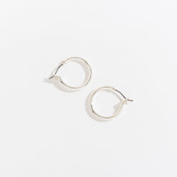 Large Silver Click Hoops Ear Sense - S and K Collectibles