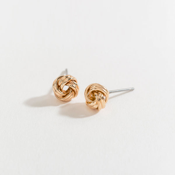Gold Ear Sense Love Knots - S and K Collectibles