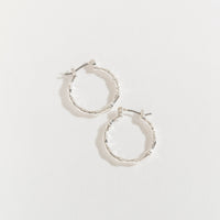 Shiny Silver Round Hoop Ear Sense - S and K Collectibles