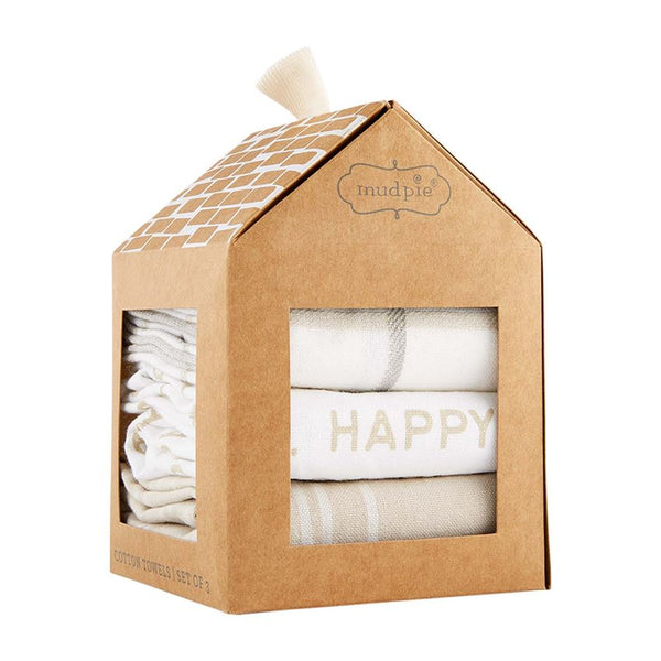 Kitchen Towel Set-Happy Place - S and K Collectibles
