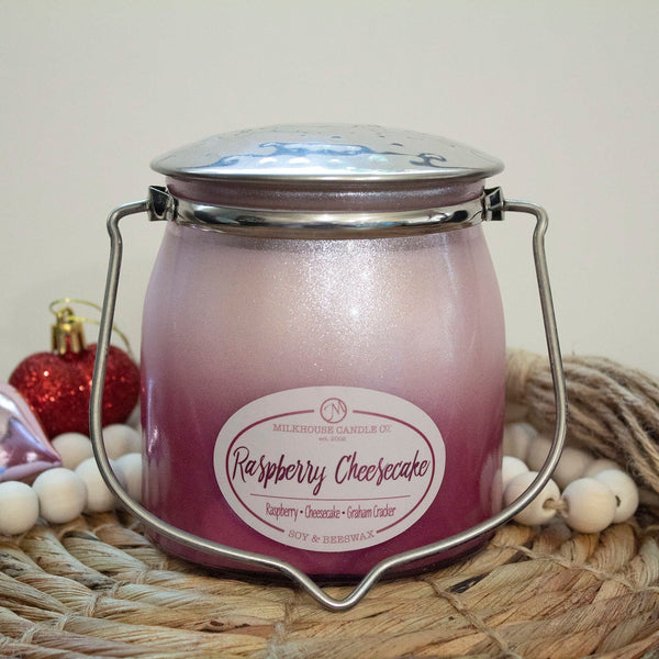 Milkhouse Candles 16 oz. Raspberry Cheesecake Limited Edition