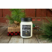 Milkhouse Candles 13 oz. Mason Jar-Farmhouse Christmas