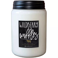 Milkhouse Candles 26 oz. Apothecary Jar-Wildberry Waffles