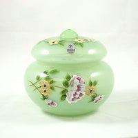 Candy Box - Opaline Green - Fenton Art Glass