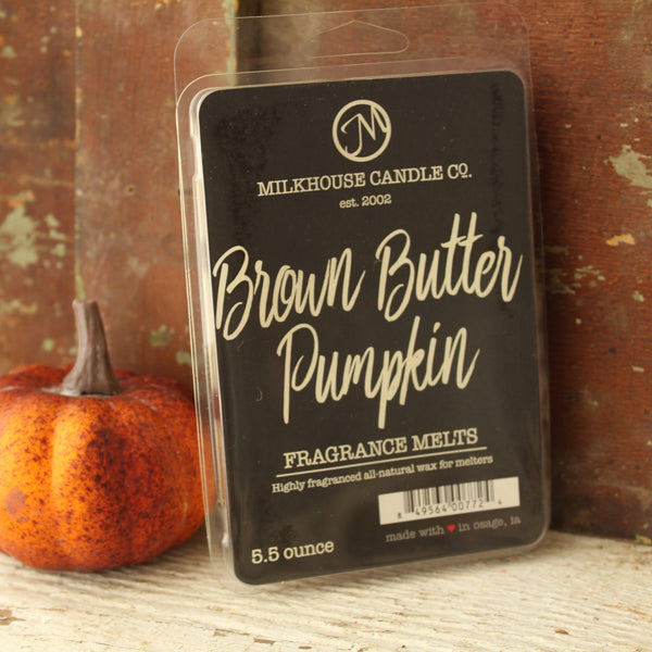 Milkhouse 5.5 oz Melts Brown Butter Pumpkin - S and K Collectibles Independence