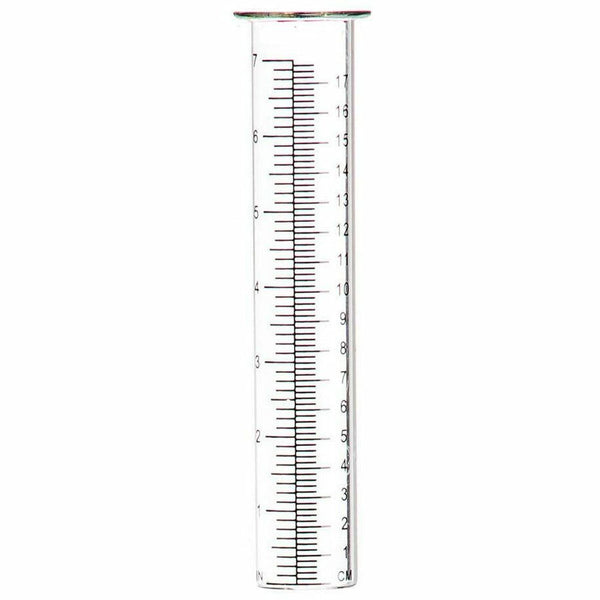 7" Glass Replacement Rain Gauge Tube - S and K Collectibles