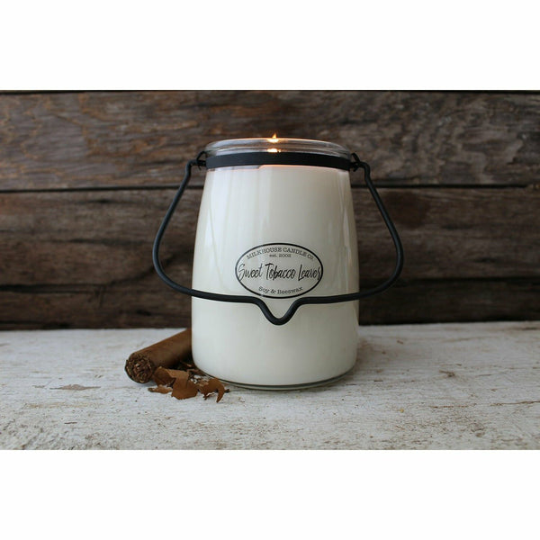 Milkhouse Candle 22 oz Sweet Tobacco Leaves - S and K Collectibles Independence
