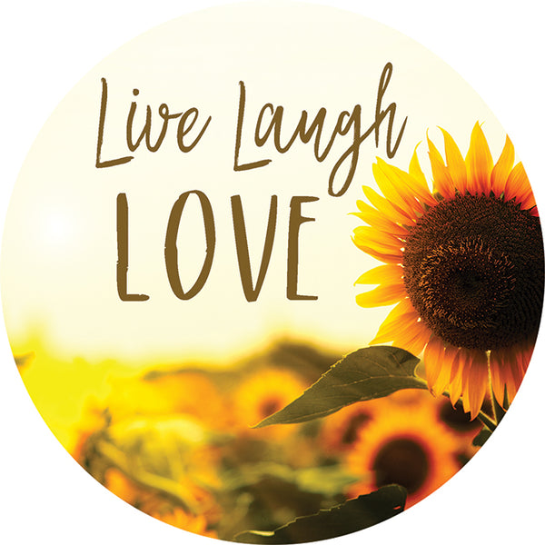 Car Coaster-Live Laugh Love - S and K Collectibles