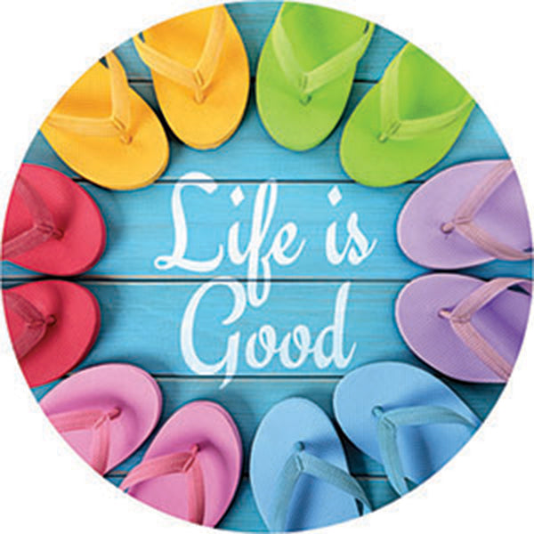 Car Coaster-Life Is Good - S and K Collectibles
