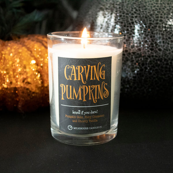 Milkhouse Candles Fall Limited Edition 6 oz. Tumbler-Carving Pumpkins