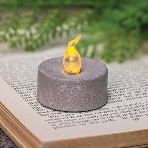 Cement Look Timer Tealight - S and K Collectibles