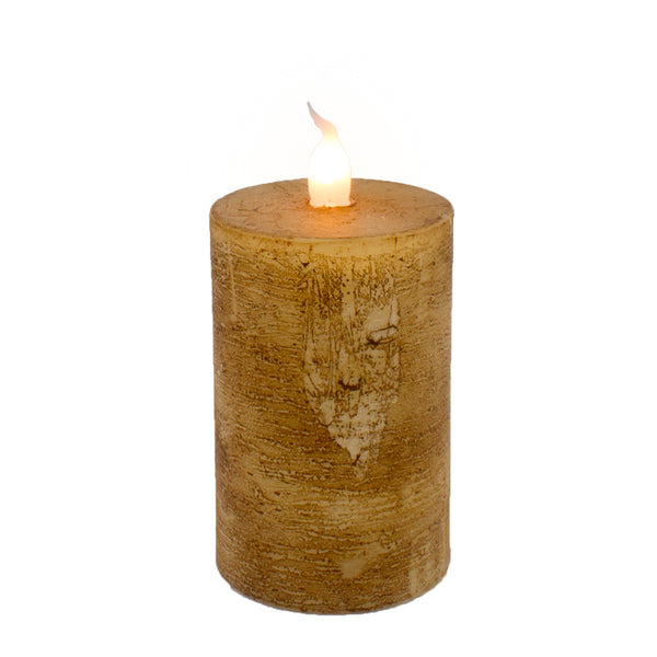 LED Votive Candle w/6 Hour Timer - Tan - S and K Collectibles