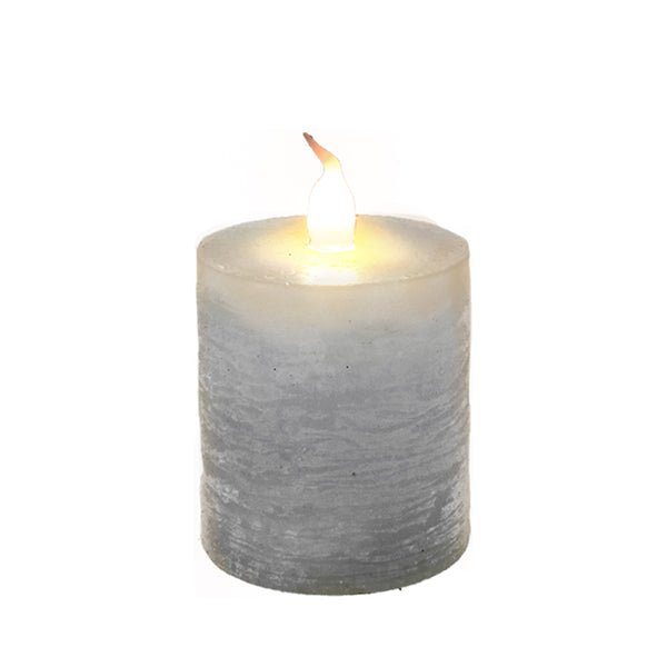 LED Votive Candle with 6 Hour timer-Gray - S and K Collectibles
