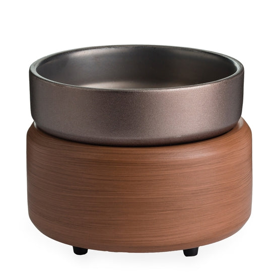 2 - n - 1 Fragrance Warmers - Classic - Pewter Walnut - S and K Collectibles