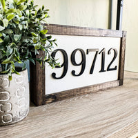 Zip Code 50644 Custom 3D Laser Wood Sign - S and K Collectibles